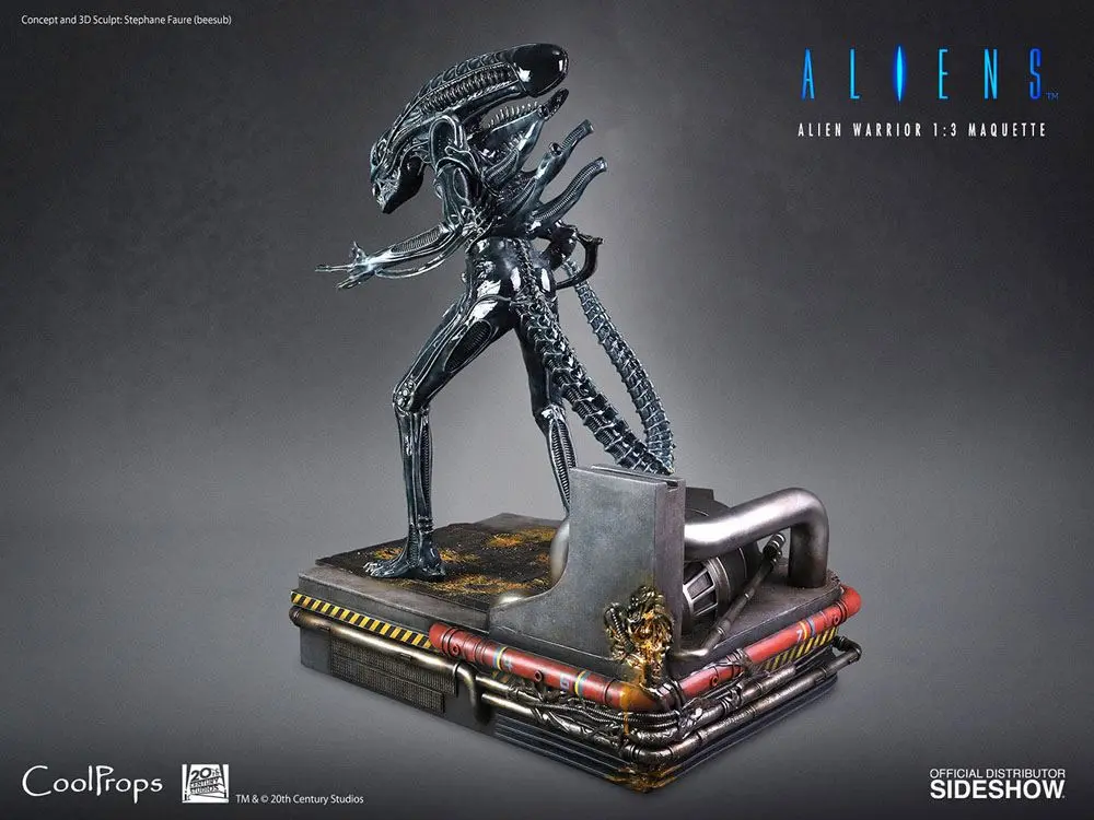 Alien 1/3 Alien Warrior Deluxe szobor figura 74 cm termékfotó