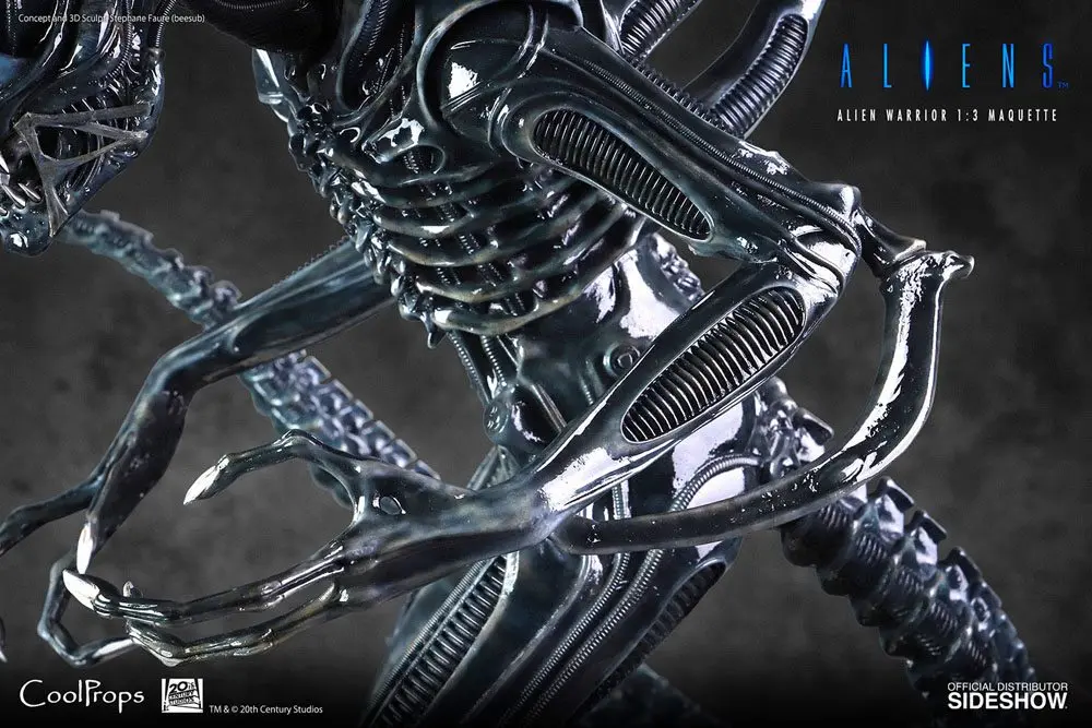 Alien 1/3 Alien Warrior Deluxe szobor figura 74 cm termékfotó