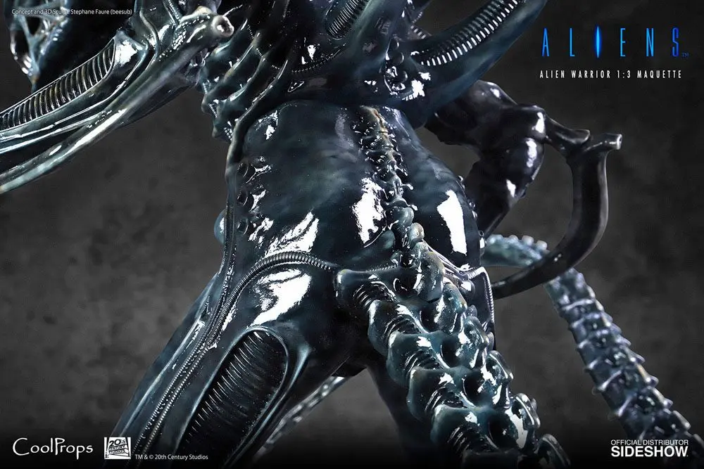 Alien 1/3 Alien Warrior Deluxe szobor figura 74 cm termékfotó