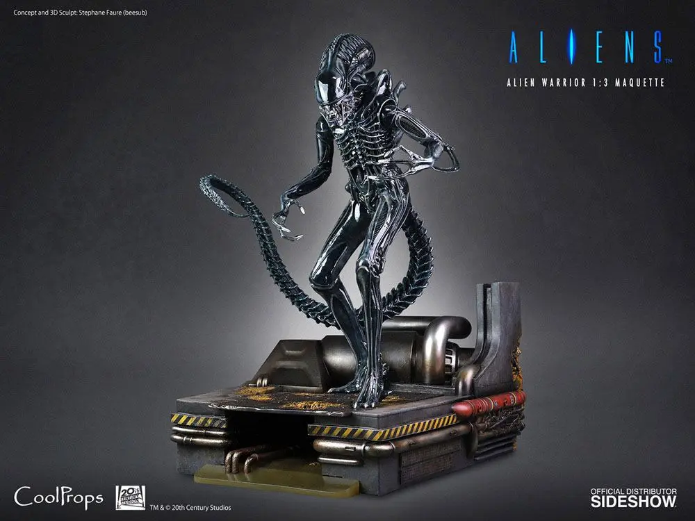 Alien 1/3 Alien Warrior Deluxe szobor figura 74 cm termékfotó