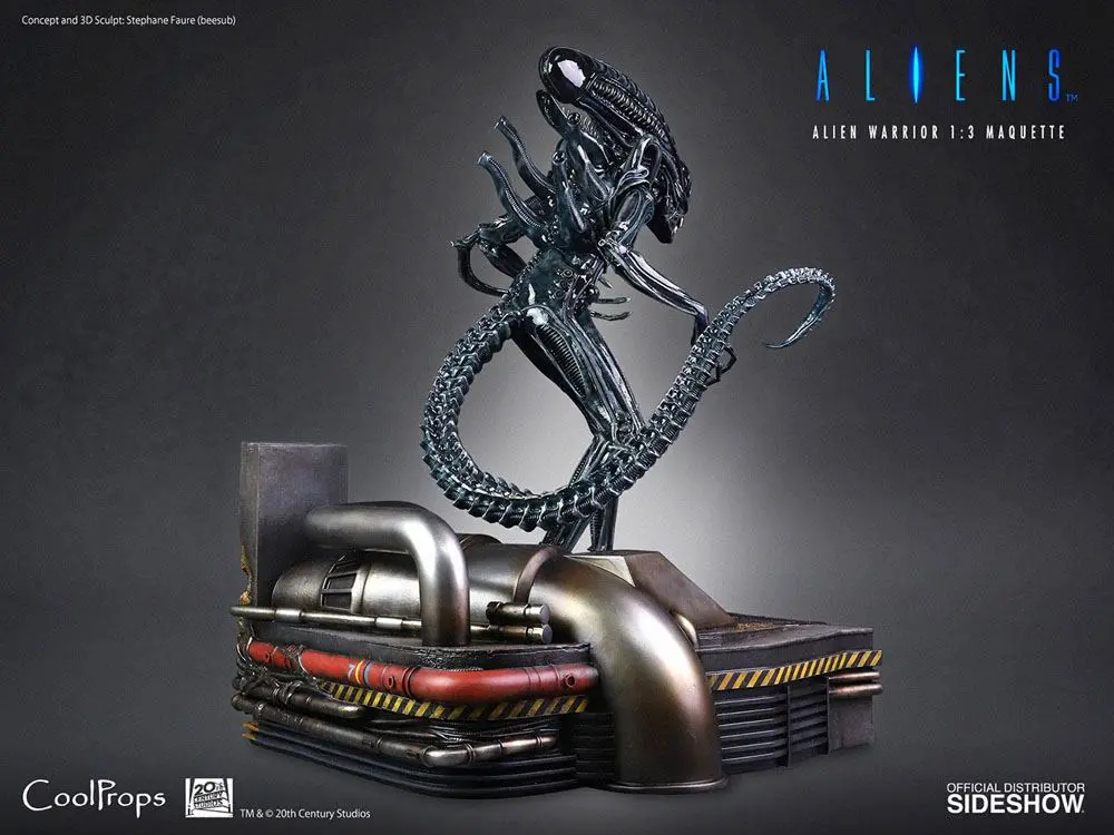 Alien 1/3 Alien Warrior Deluxe szobor figura 74 cm termékfotó