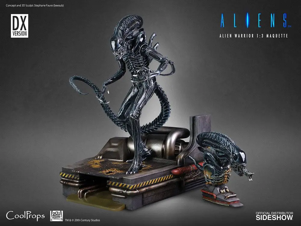 Alien 1/3 Alien Warrior Deluxe szobor figura 74 cm termékfotó
