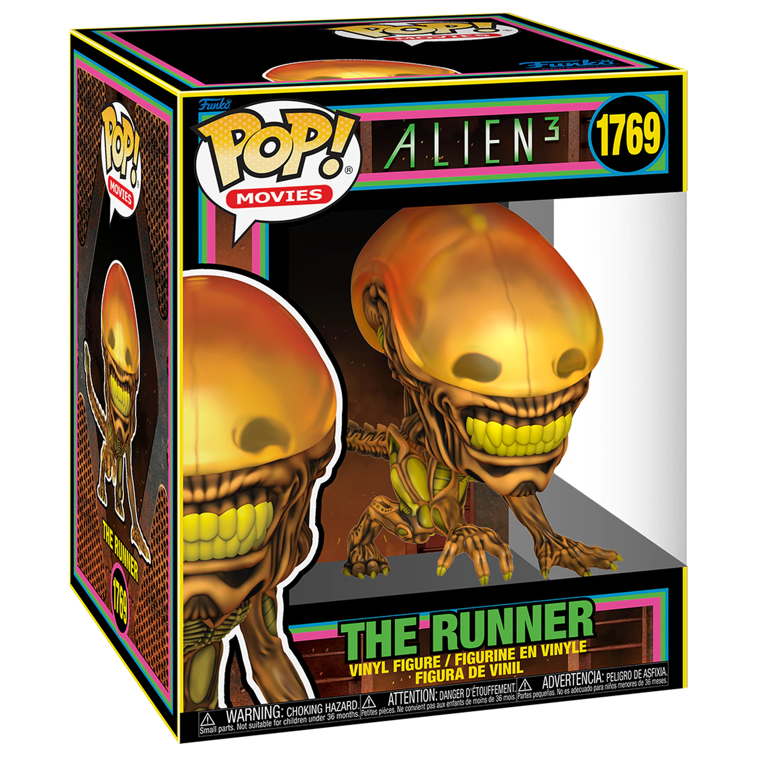 Alien 3 Super Sized Funko POP! Marvel Vinyl figura The Runner (BLKLT) exkluzív kiadás 12 cm [SÉRÜLT CSOMAGOLÁS] termékfotó