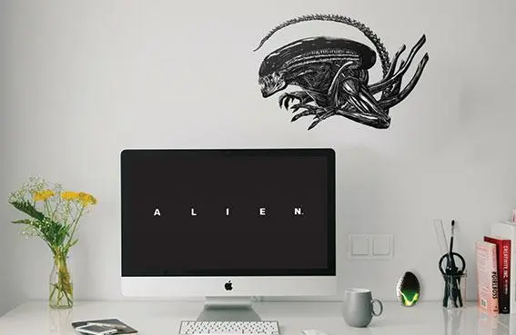 Alien fali matrica csomag termékfotó