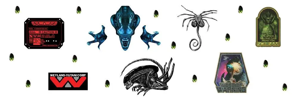Alien fali matrica csomag termékfotó