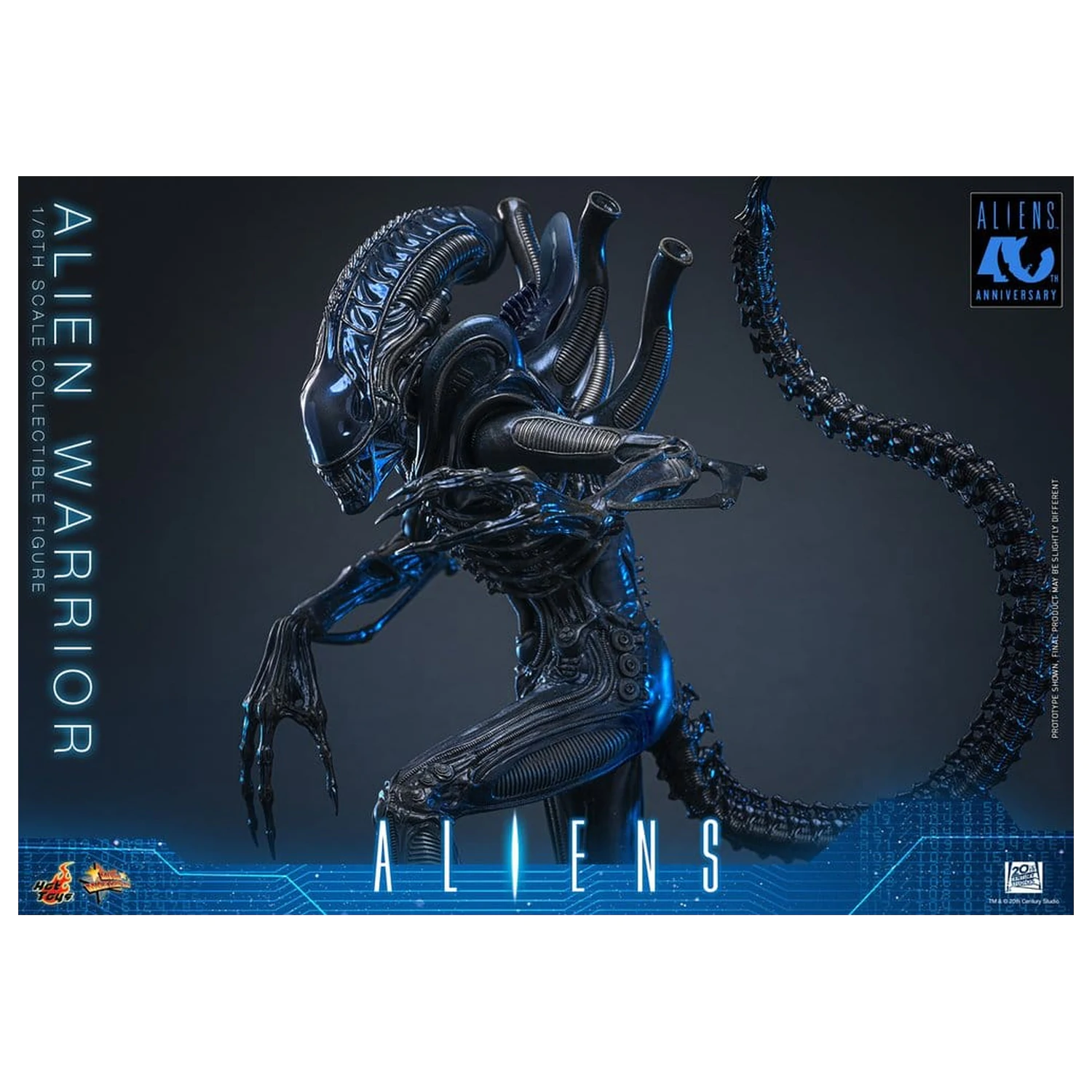 Alien Movie Masterpiece 1/6 Alien Warrior akciófigura 39 cm termékfotó