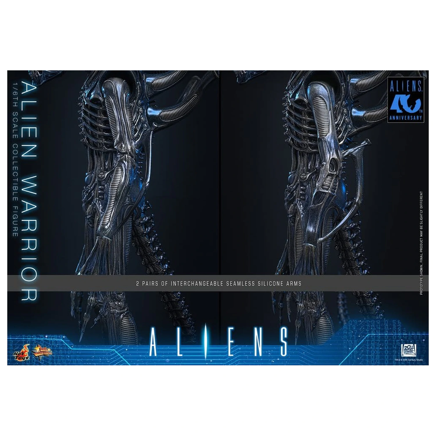 Alien Movie Masterpiece 1/6 Alien Warrior akciófigura 39 cm termékfotó