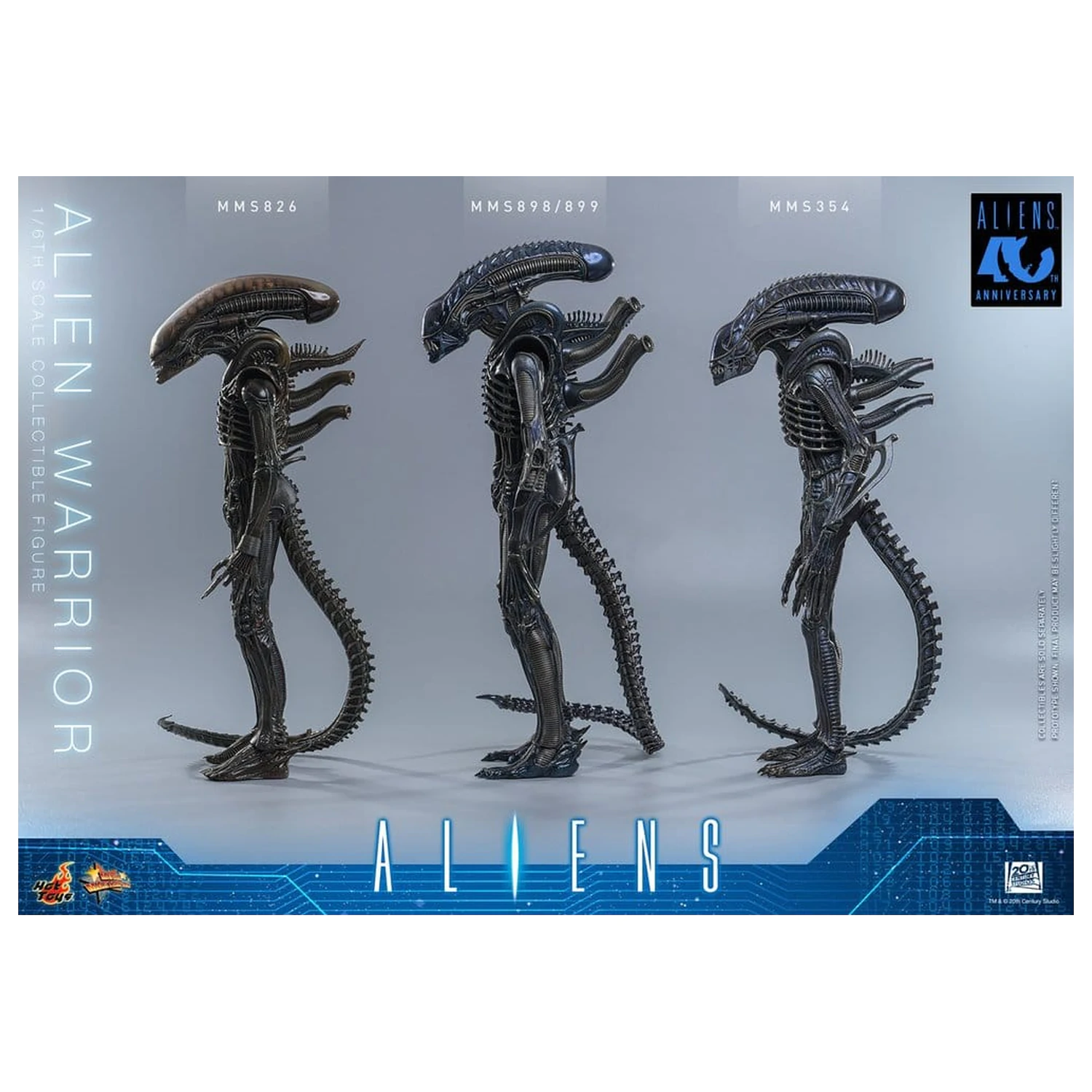 Alien Movie Masterpiece 1/6 Alien Warrior akciófigura 39 cm termékfotó