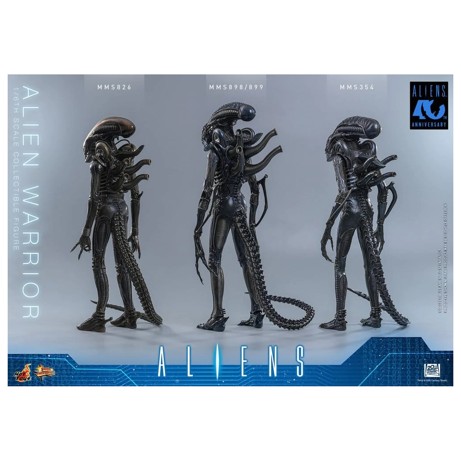 Alien Movie Masterpiece 1/6 Alien Warrior akciófigura 39 cm termékfotó