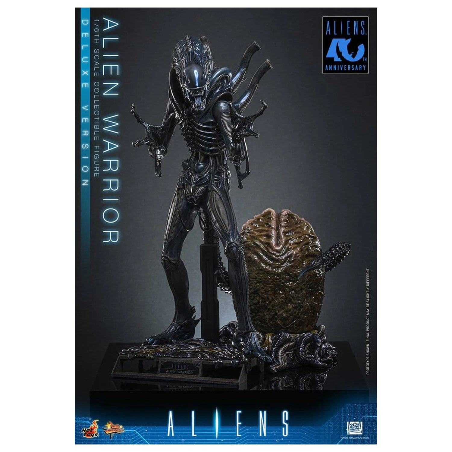 Alien Movie Masterpiece 1/6 Alien Warrior (Deluxe Version) akciófigura 39 cm termékfotó