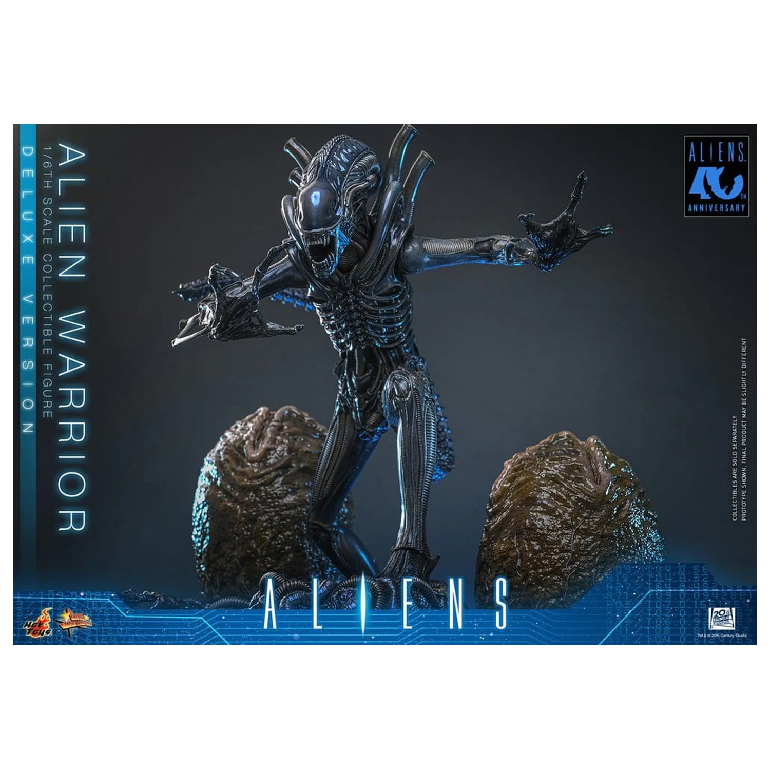 Alien Movie Masterpiece 1/6 Alien Warrior (Deluxe Version) akciófigura 39 cm termékfotó