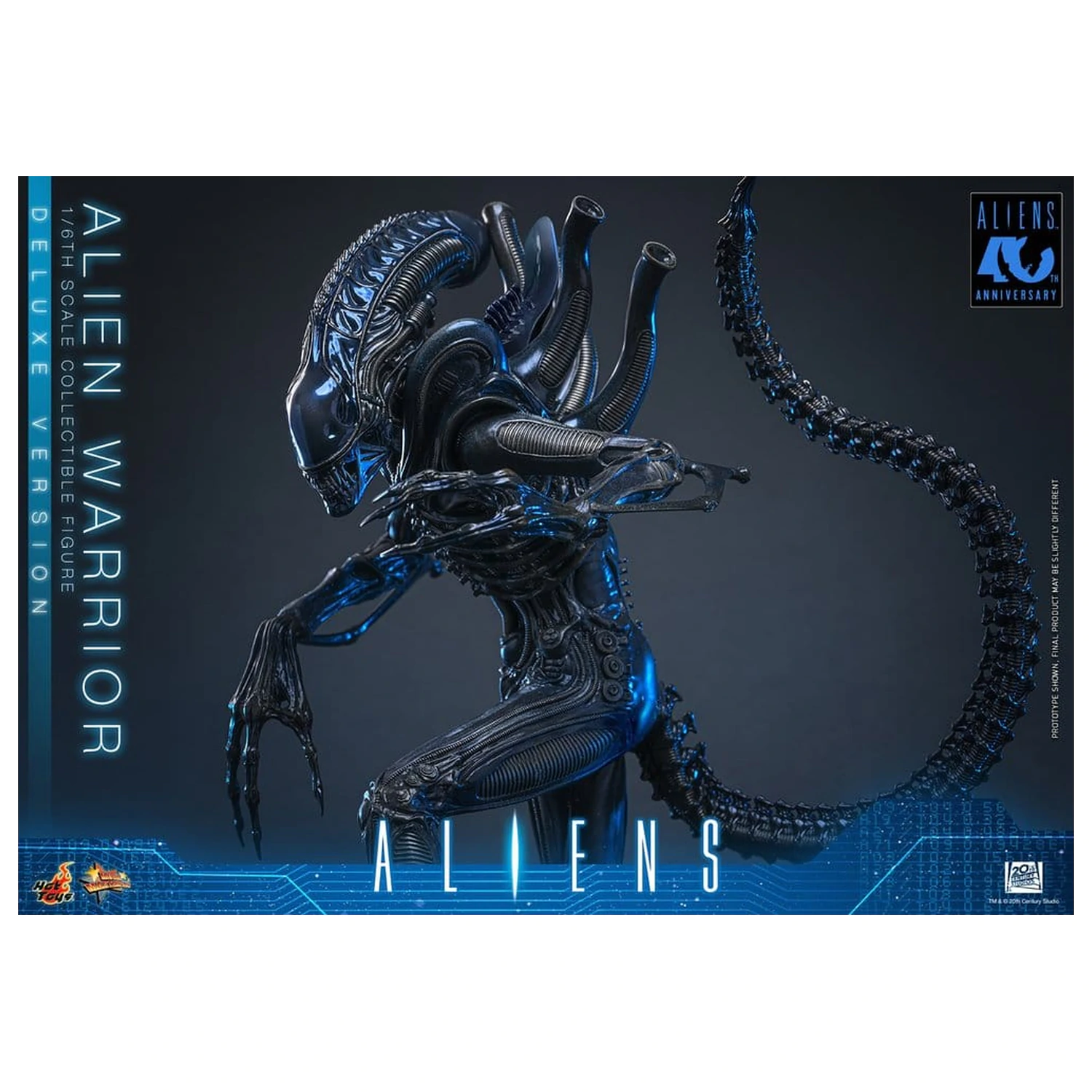 Alien Movie Masterpiece 1/6 Alien Warrior (Deluxe Version) akciófigura 39 cm termékfotó