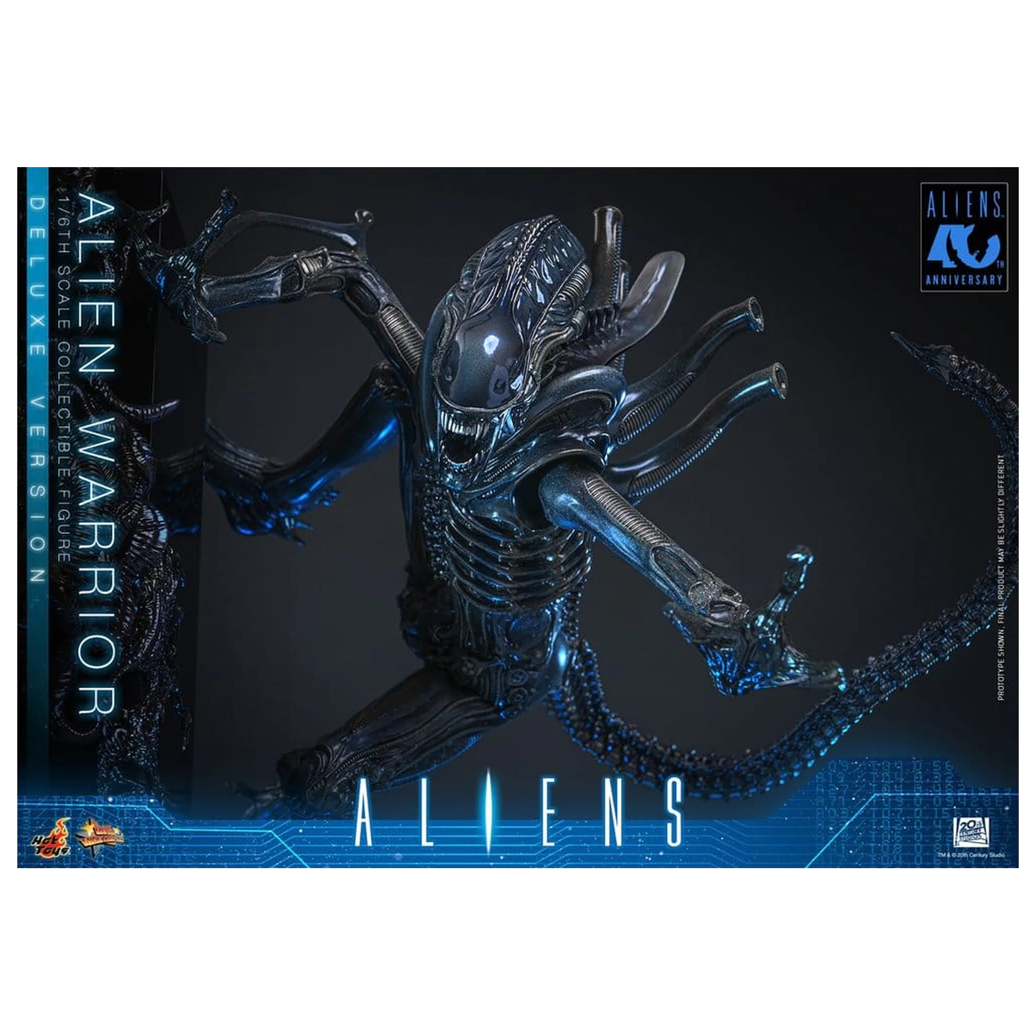 Alien Movie Masterpiece 1/6 Alien Warrior (Deluxe Version) akciófigura 39 cm termékfotó