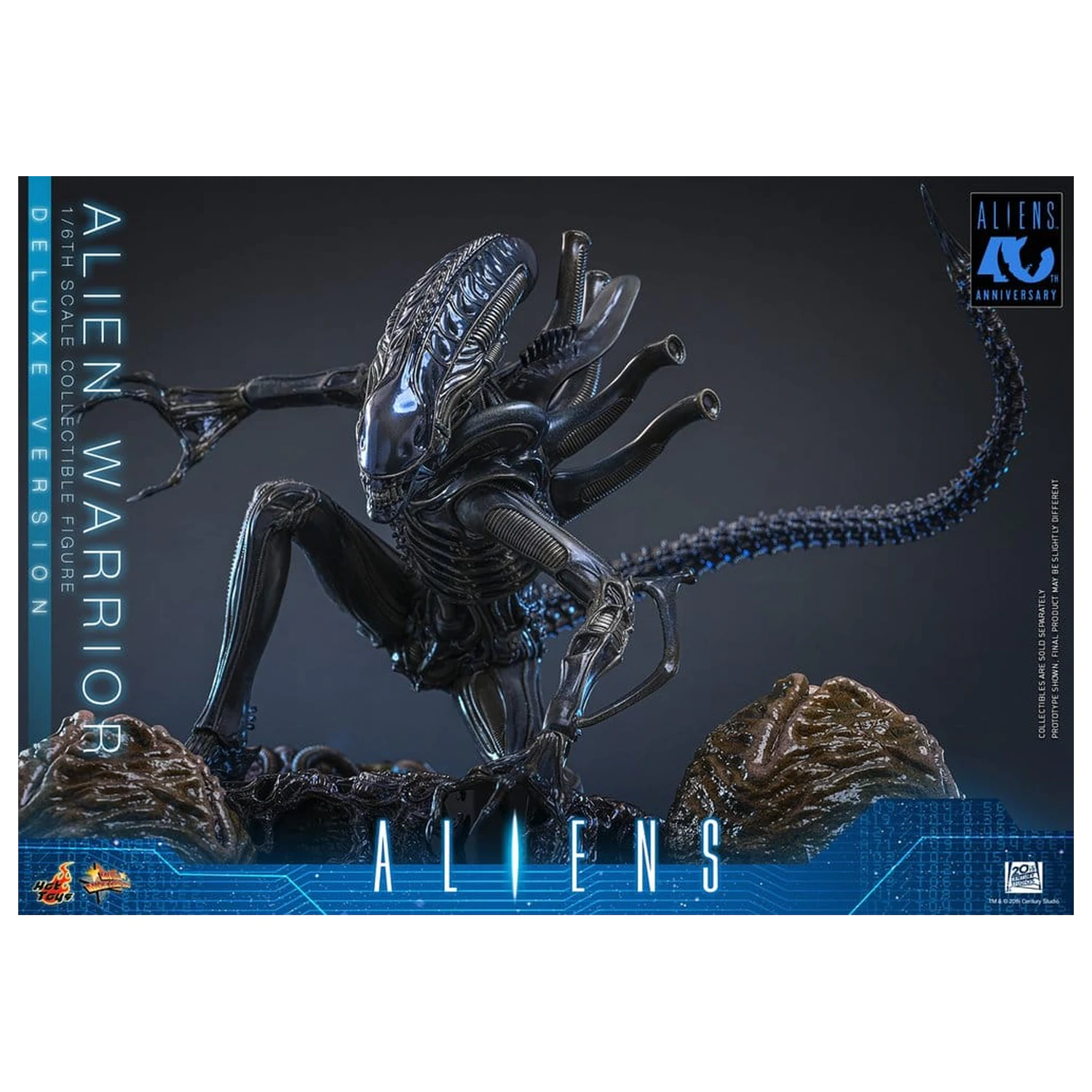 Alien Movie Masterpiece 1/6 Alien Warrior (Deluxe Version) akciófigura 39 cm termékfotó