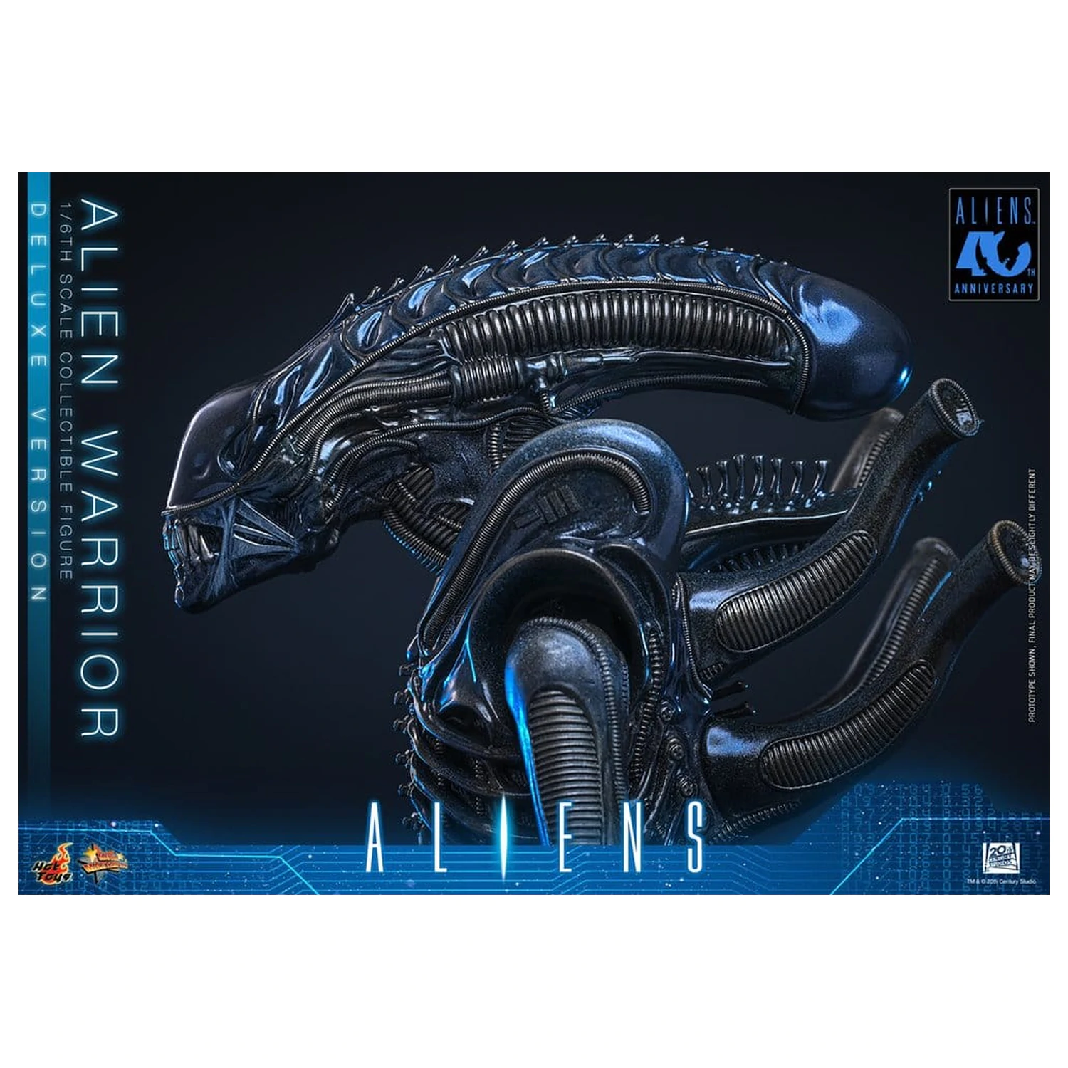 Alien Movie Masterpiece 1/6 Alien Warrior (Deluxe Version) akciófigura 39 cm termékfotó