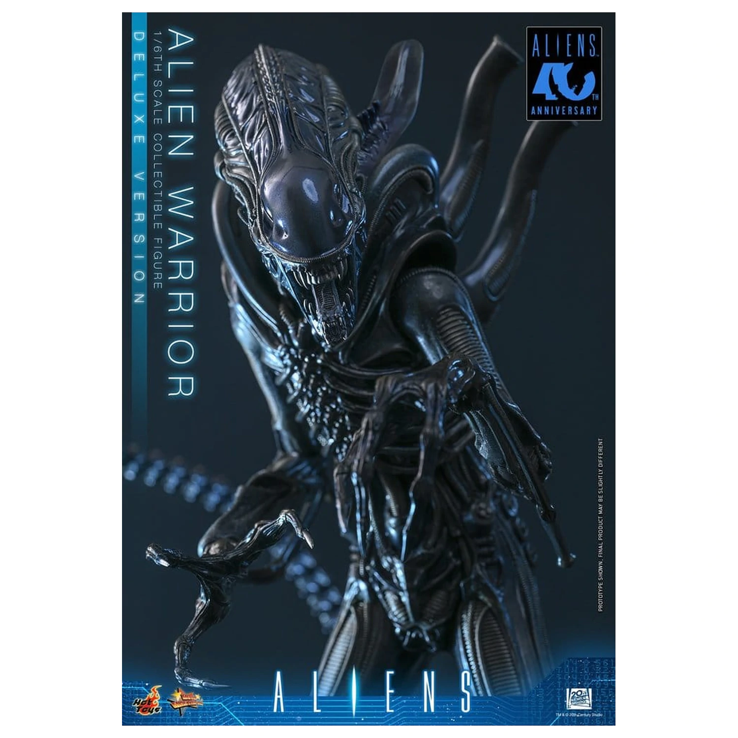 Alien Movie Masterpiece 1/6 Alien Warrior (Deluxe Version) akciófigura 39 cm termékfotó