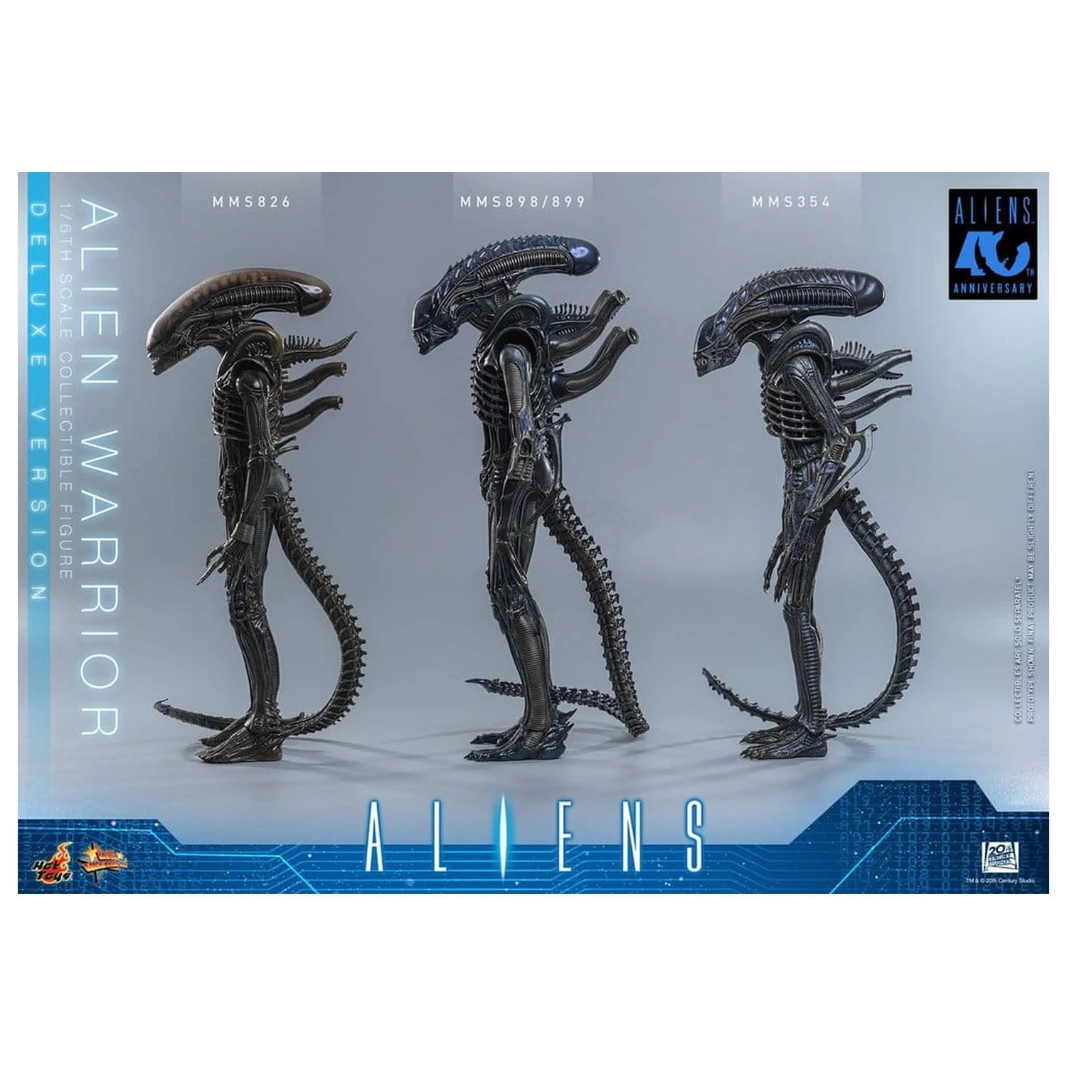 Alien Movie Masterpiece 1/6 Alien Warrior (Deluxe Version) akciófigura 39 cm termékfotó