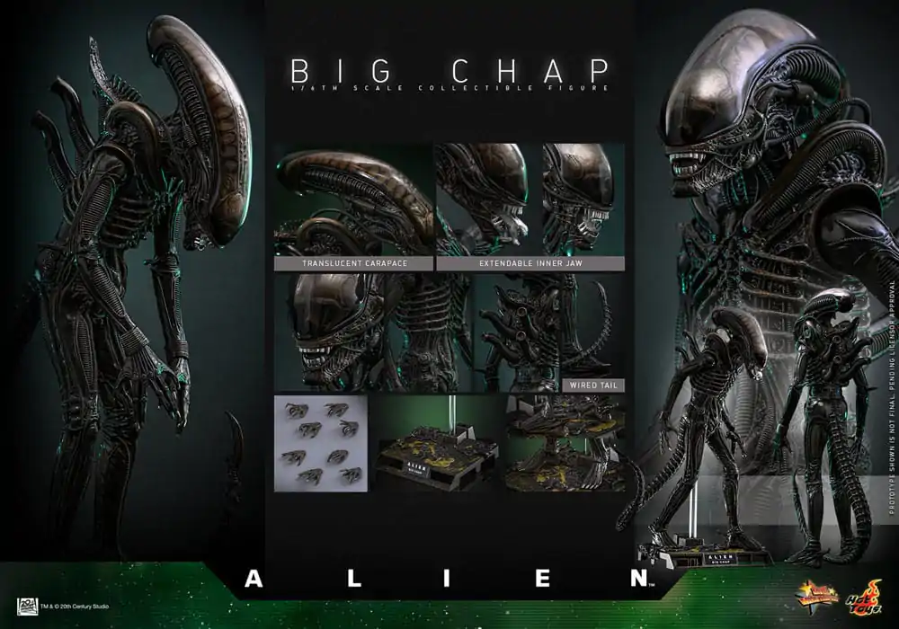 Alien Movie Masterpiece 1/6 Big Chap akciófigura 36 cm termékfotó