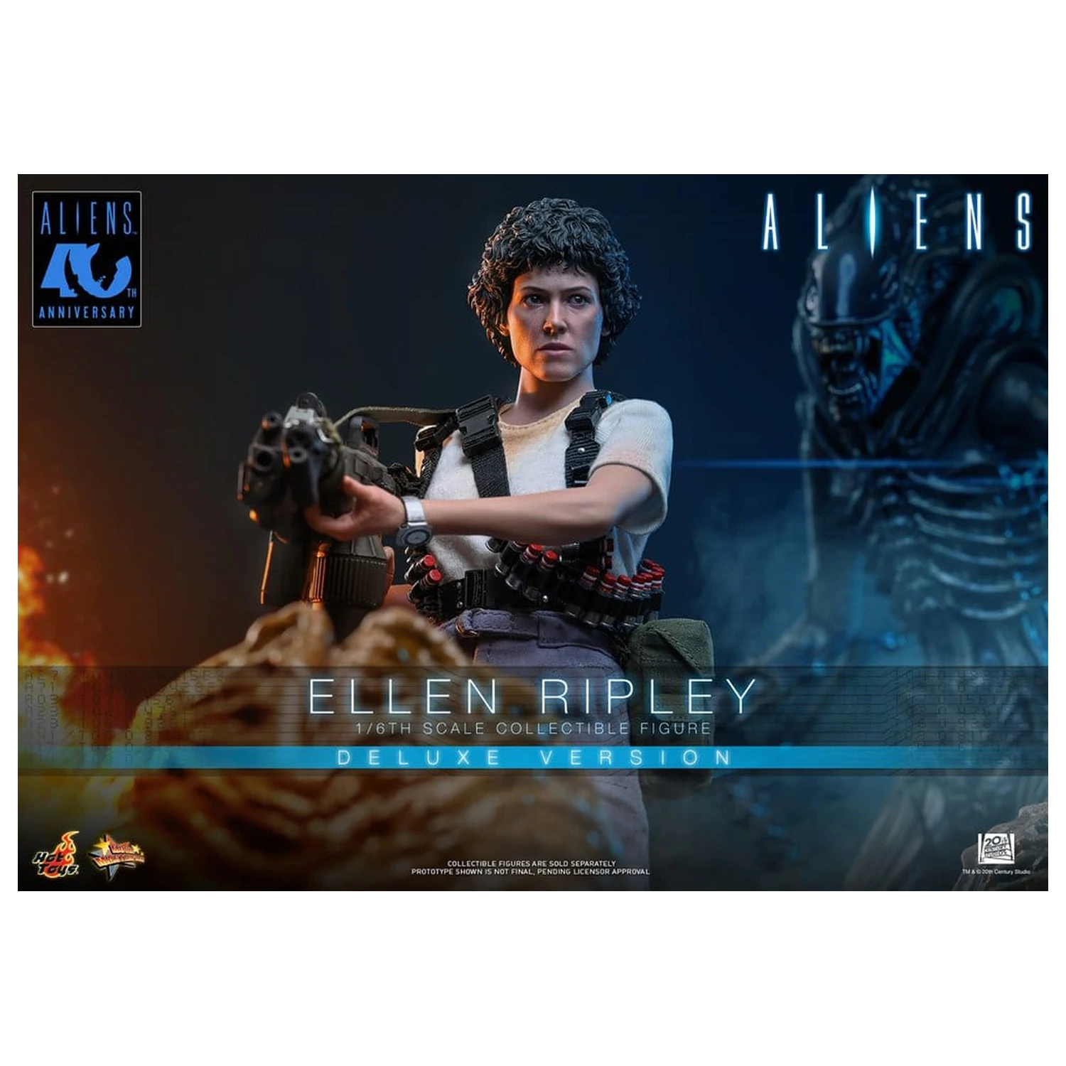 Alien Movie Masterpiece 1/6 Ellen Ripley (Deluxe Version) akciófigura 30 cm termékfotó