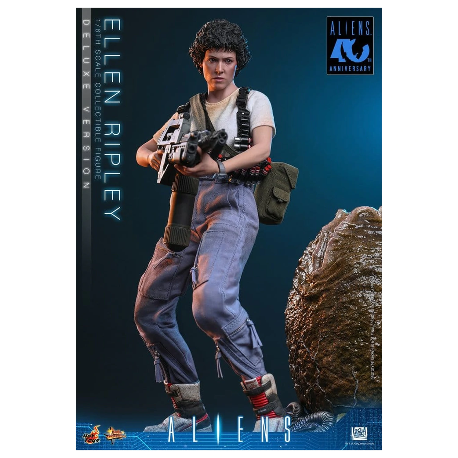 Alien Movie Masterpiece 1/6 Ellen Ripley (Deluxe Version) akciófigura 30 cm termékfotó