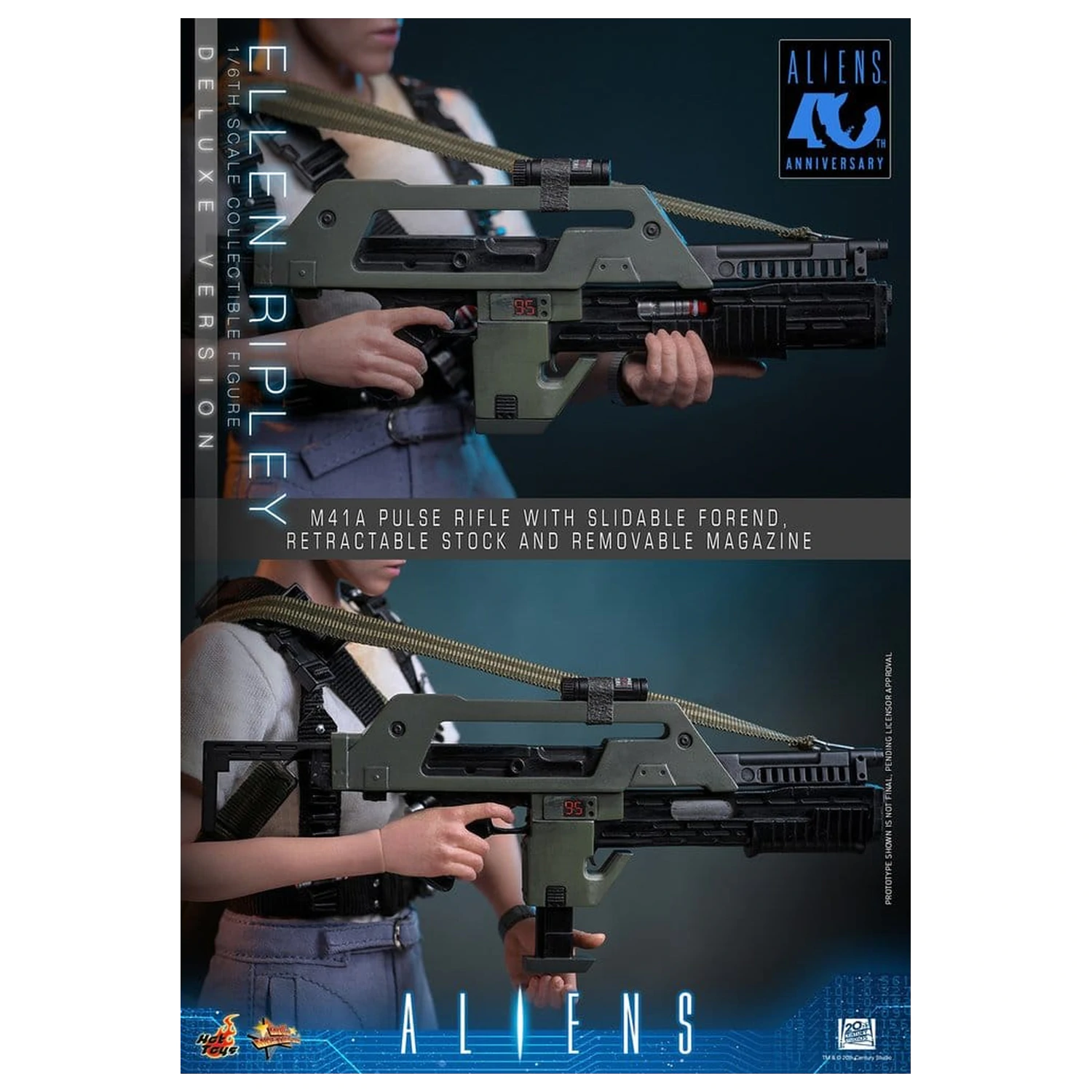 Alien Movie Masterpiece 1/6 Ellen Ripley (Deluxe Version) akciófigura 30 cm termékfotó