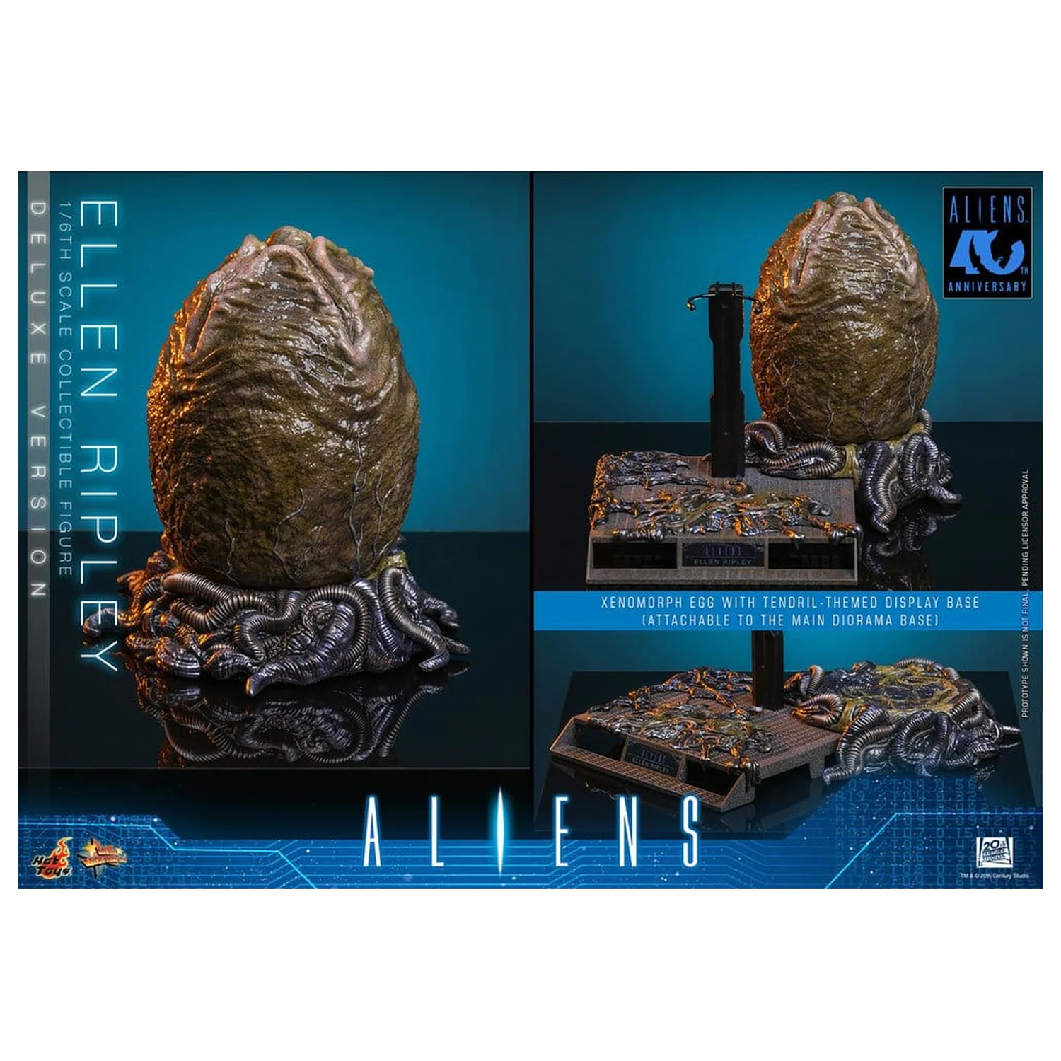Alien Movie Masterpiece 1/6 Ellen Ripley (Deluxe Version) akciófigura 30 cm termékfotó