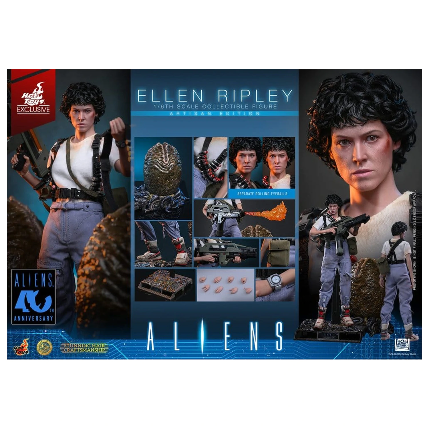 Alien Movie Masterpiece akciófigura 1/6 Ellen Ripley (Artisan Edition) 30 cm termékfotó