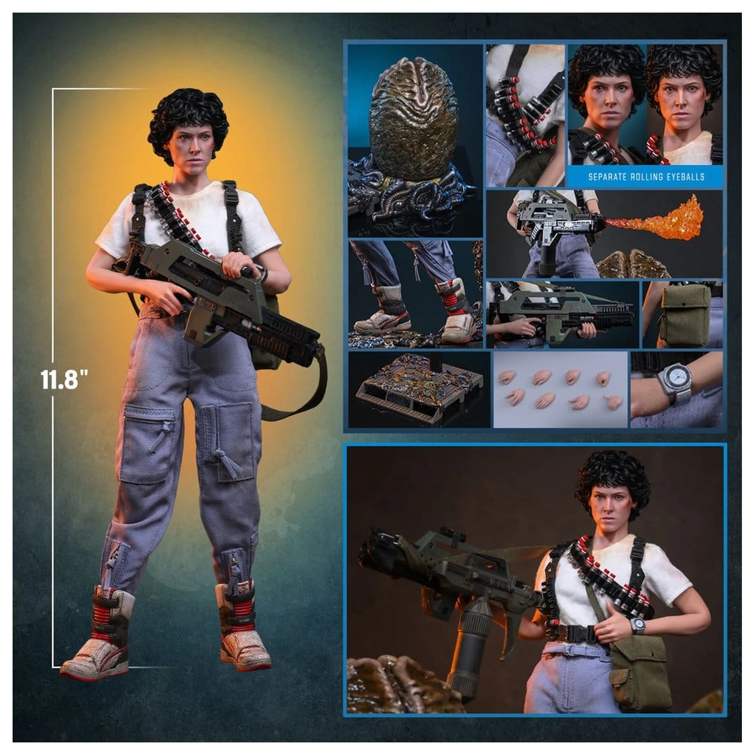 Alien Movie Masterpiece akciófigura 1/6 Ellen Ripley (Artisan Edition) 30 cm termékfotó