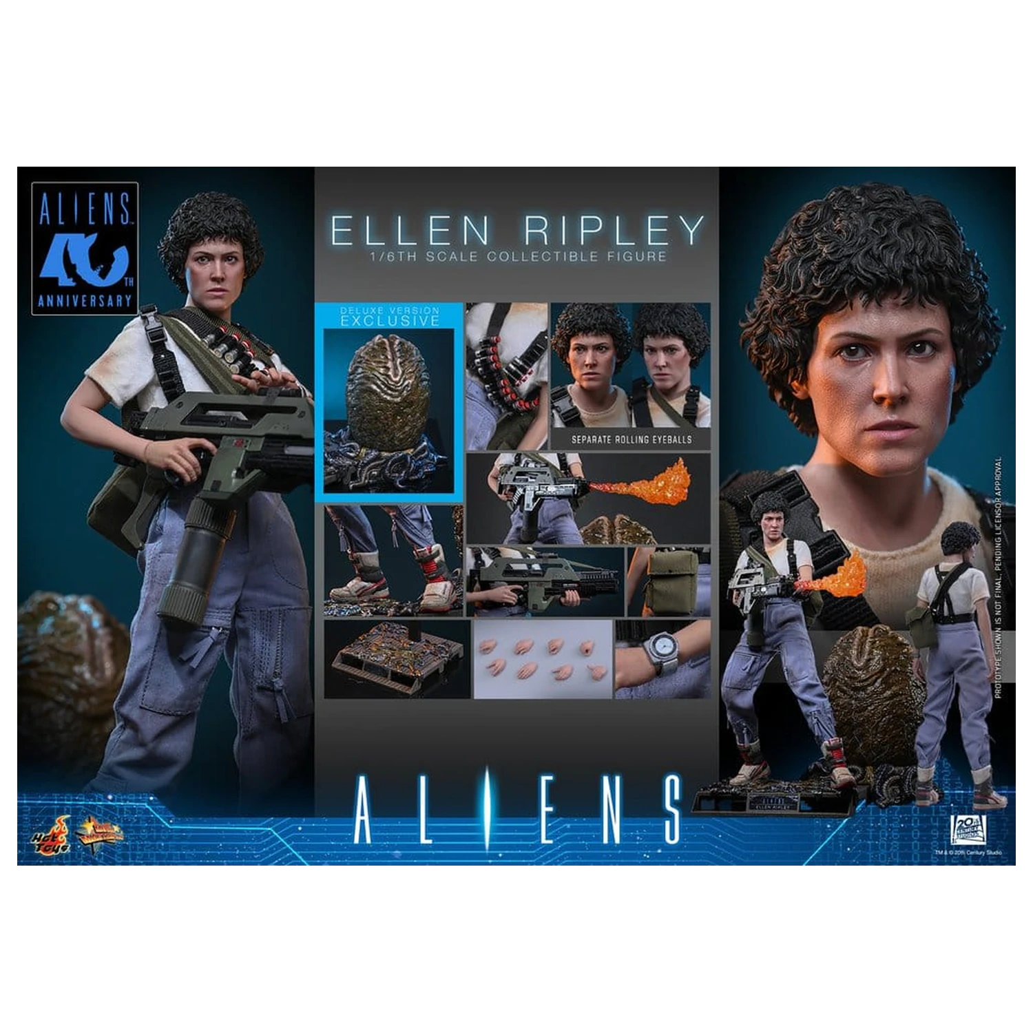 Alien Movie Masterpiece akciófigura 1/6 Ellen Ripley (Artisan Edition) 30 cm termékfotó