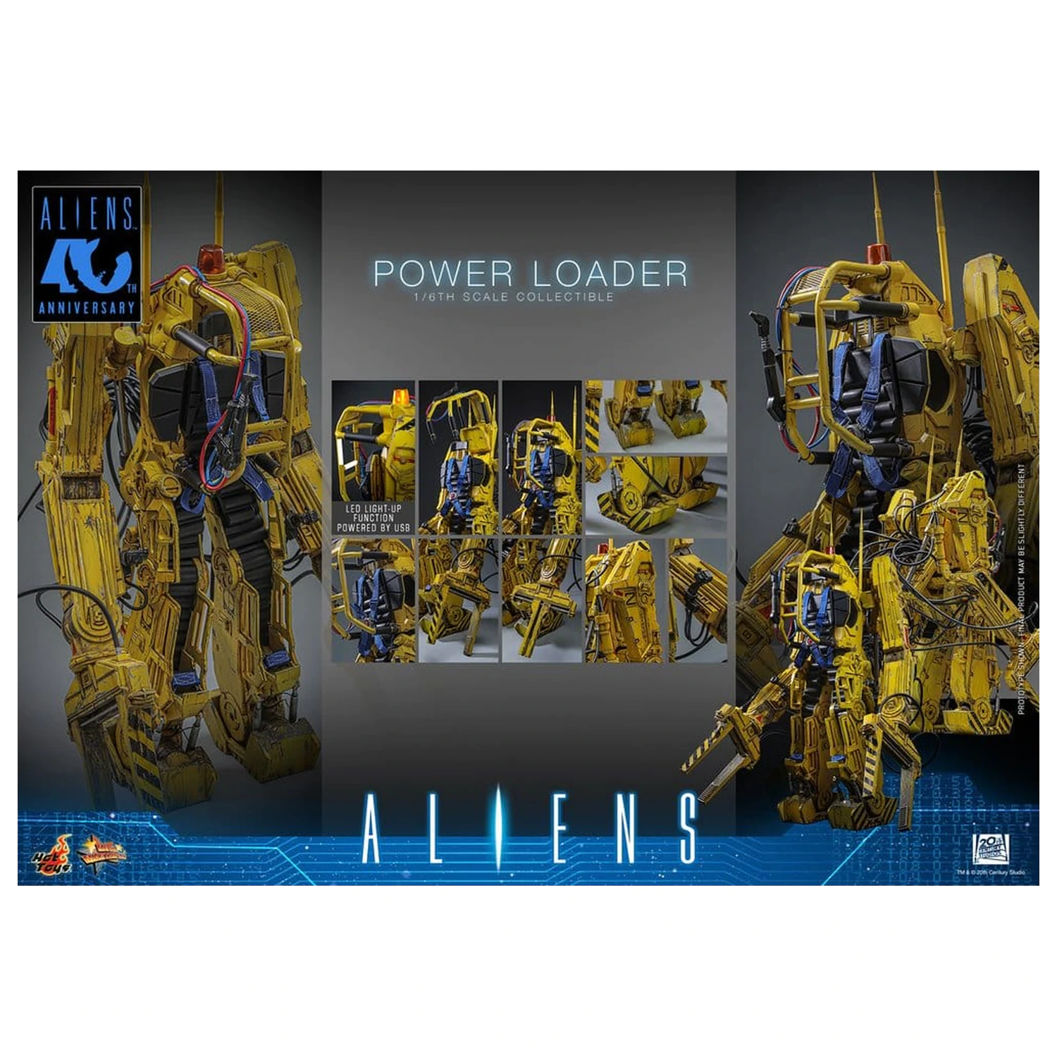 Alien Movie Masterpiece akciófigura 1/6 Power Loader 52 cm termékfotó