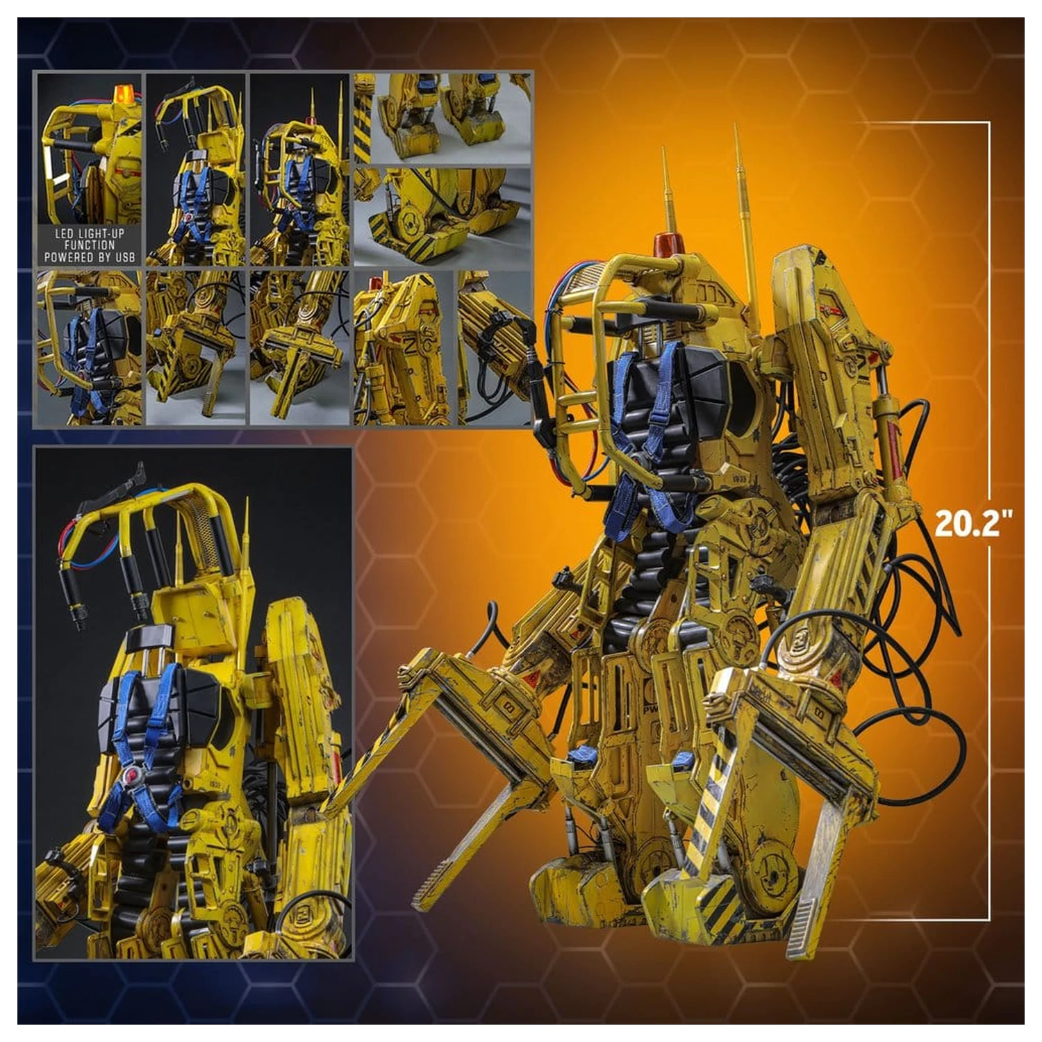 Alien Movie Masterpiece akciófigura 1/6 Power Loader 52 cm termékfotó