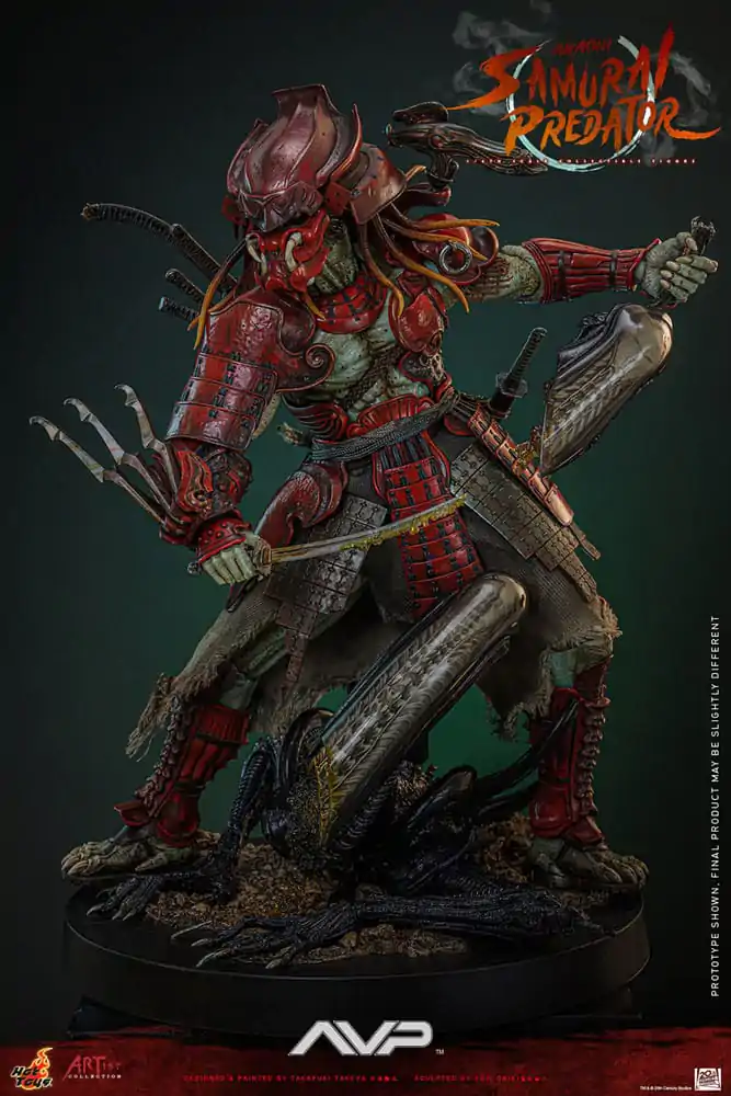 Alien vs. Predator Artist Collection akciófigura 1/6 Akaoni Samurai Predator 35 cm termékfotó