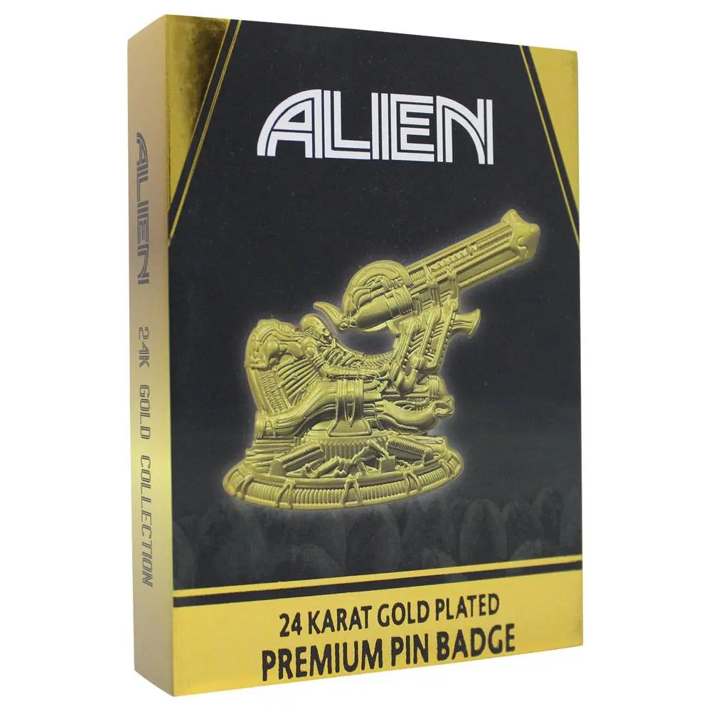 Alien XL prémium kitűző (aranyozott) termékfotó