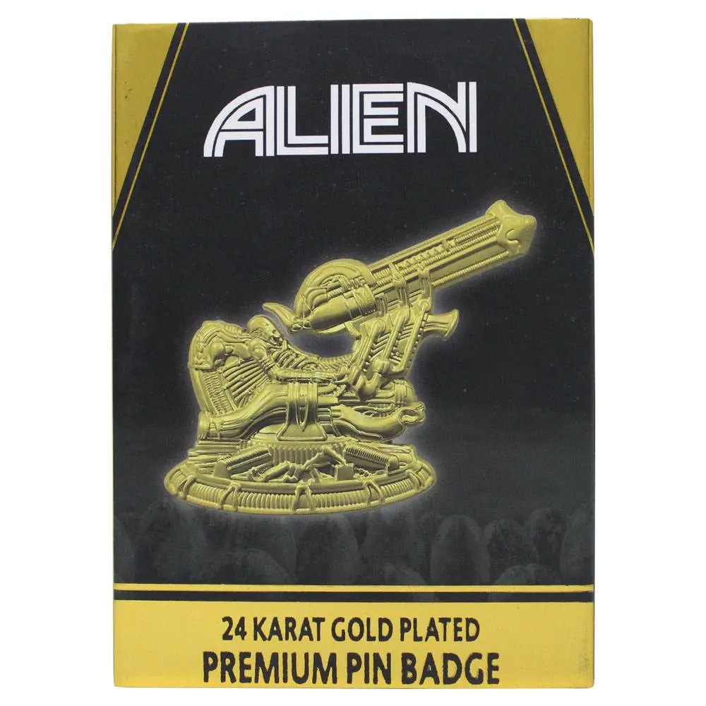 Alien XL prémium kitűző (aranyozott) termékfotó