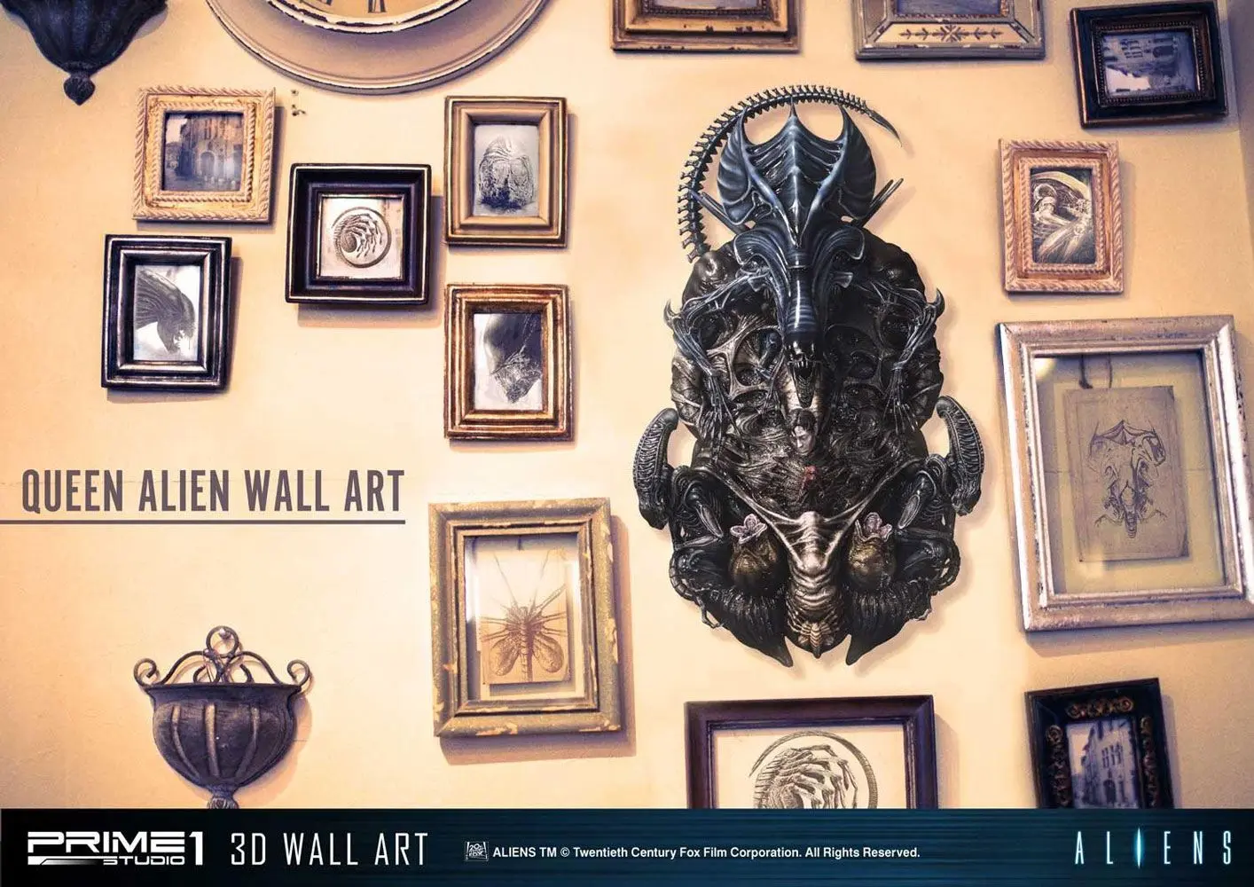 Aliens 3D Wall Art Queen Alien figura szobor 33 x 57 cm termékfotó