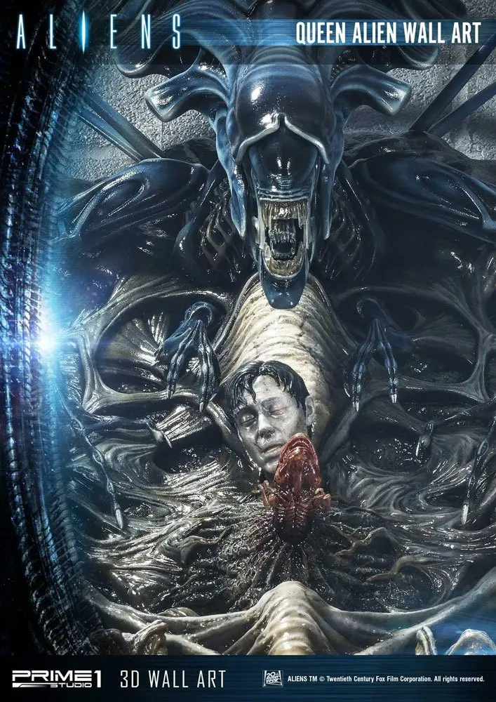 Aliens 3D Wall Art Queen Alien figura szobor 33 x 57 cm termékfotó
