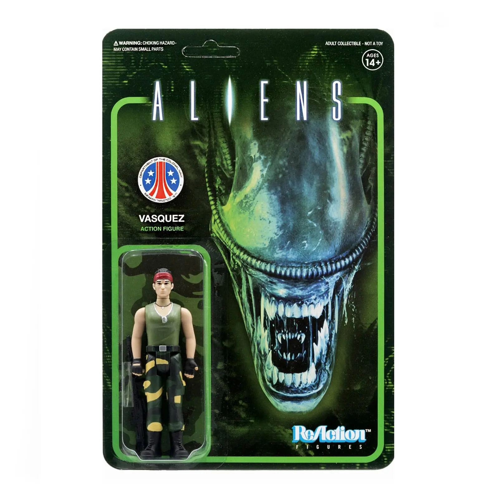 Aliens ReAction Wave 1 Vasquez akciófigura 10 cm termékfotó