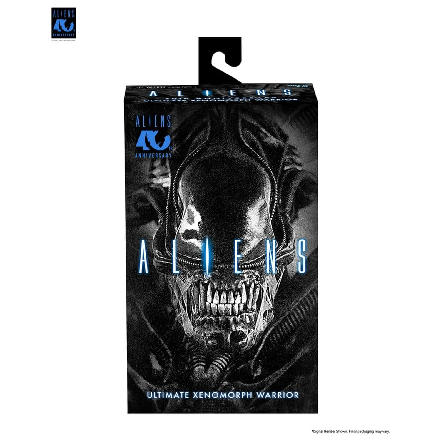 Aliens Ultimate Warrior (1986) Xenomorph Black (40th Anniversary) akciófigura 23 cm termékfotó