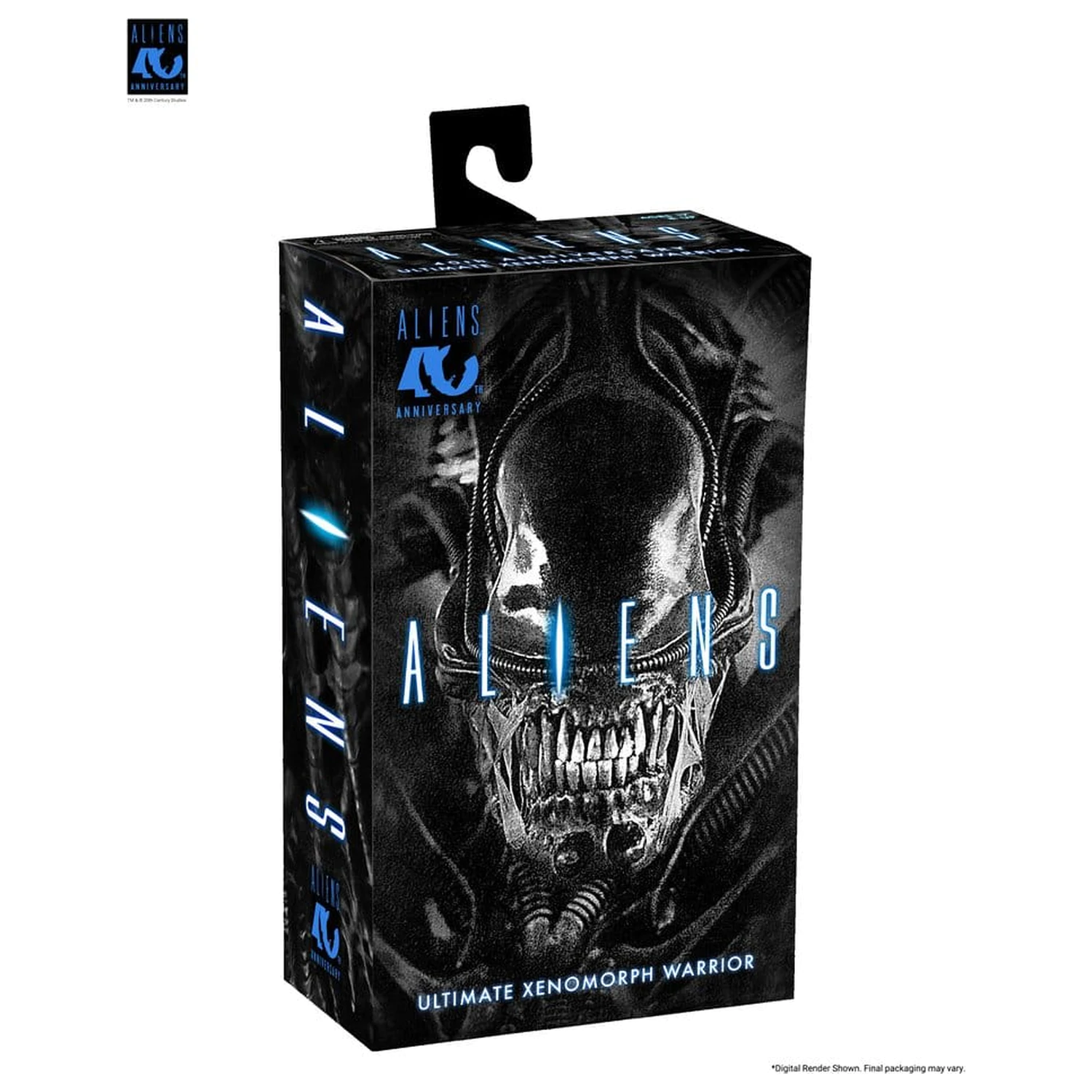 Aliens Ultimate Warrior (1986) Xenomorph Black (40th Anniversary) akciófigura 23 cm termékfotó