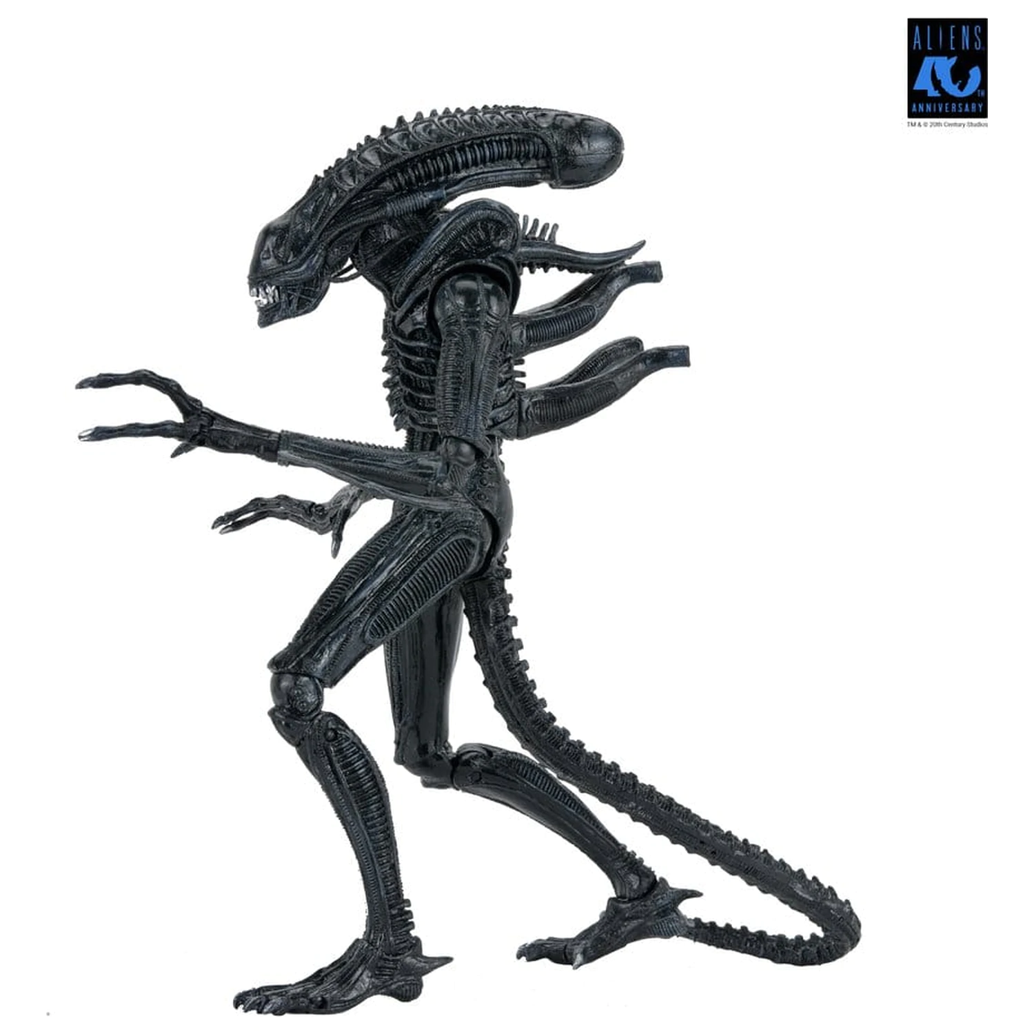 Aliens Ultimate Warrior (1986) Xenomorph Black (40th Anniversary) akciófigura 23 cm termékfotó
