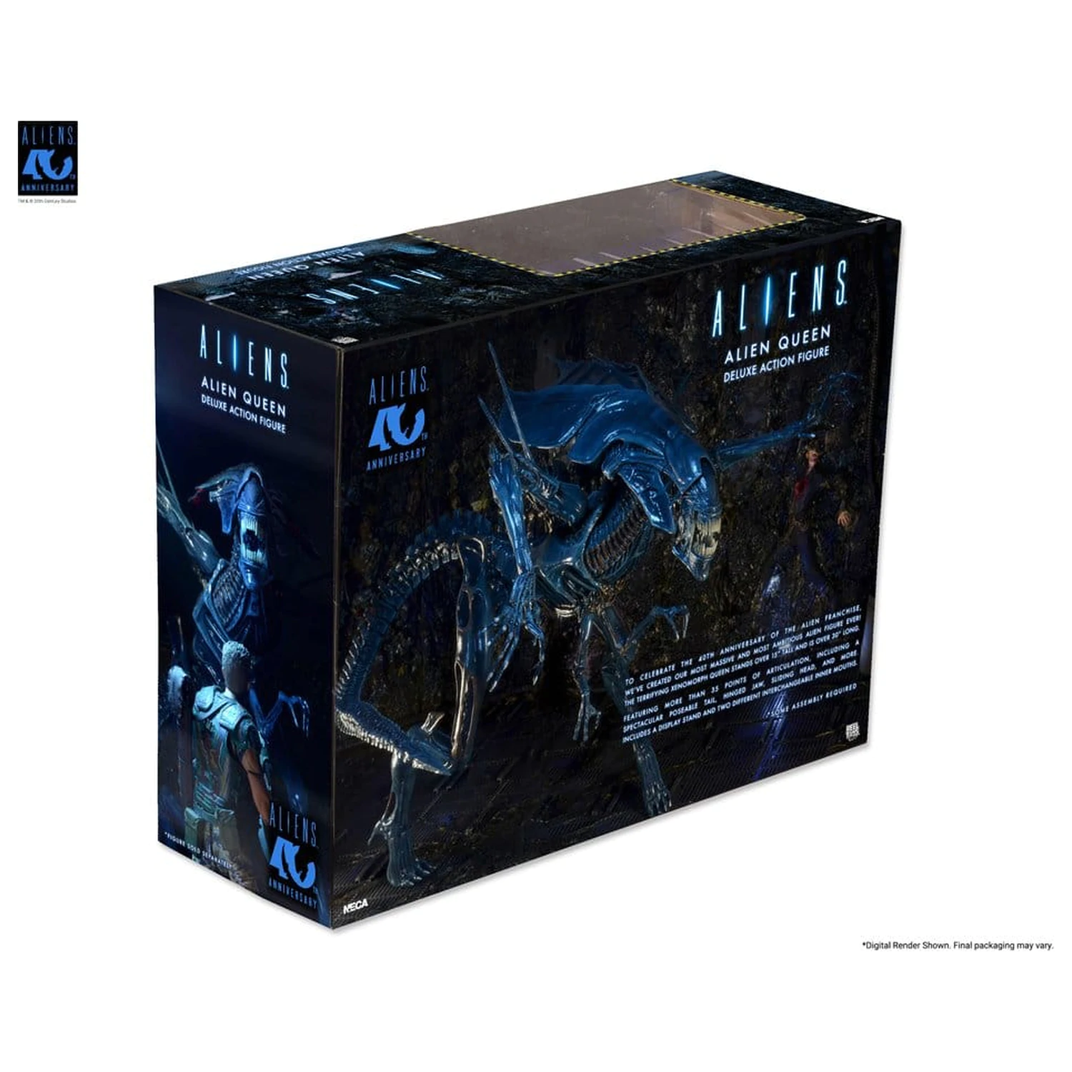 Aliens Ultra Deluxe Alien Queen (40th Anniversary) akciófigura 38 cm termékfotó
