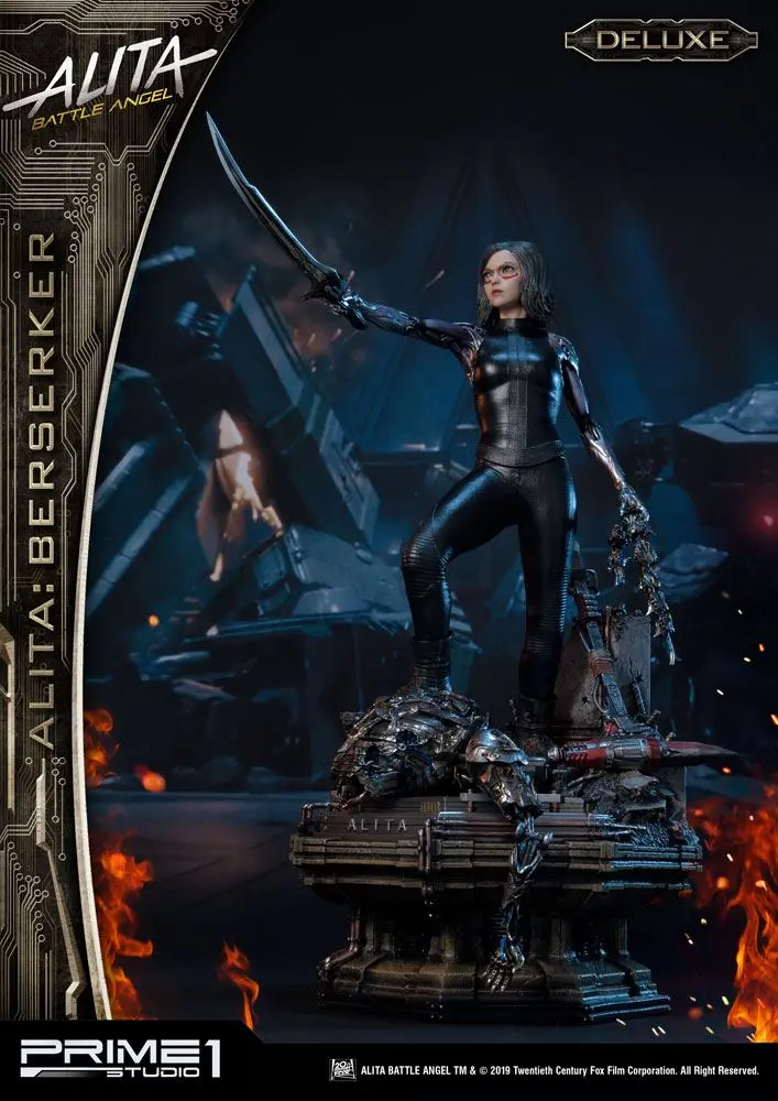 Alita: Battle Angel 1/4 Alita Berserker Deluxe Version szobor figura 64 cm termékfotó