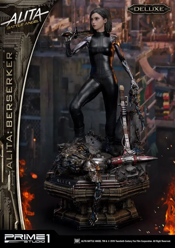 Alita: Battle Angel 1/4 Alita Berserker Deluxe Version szobor figura 64 cm termékfotó
