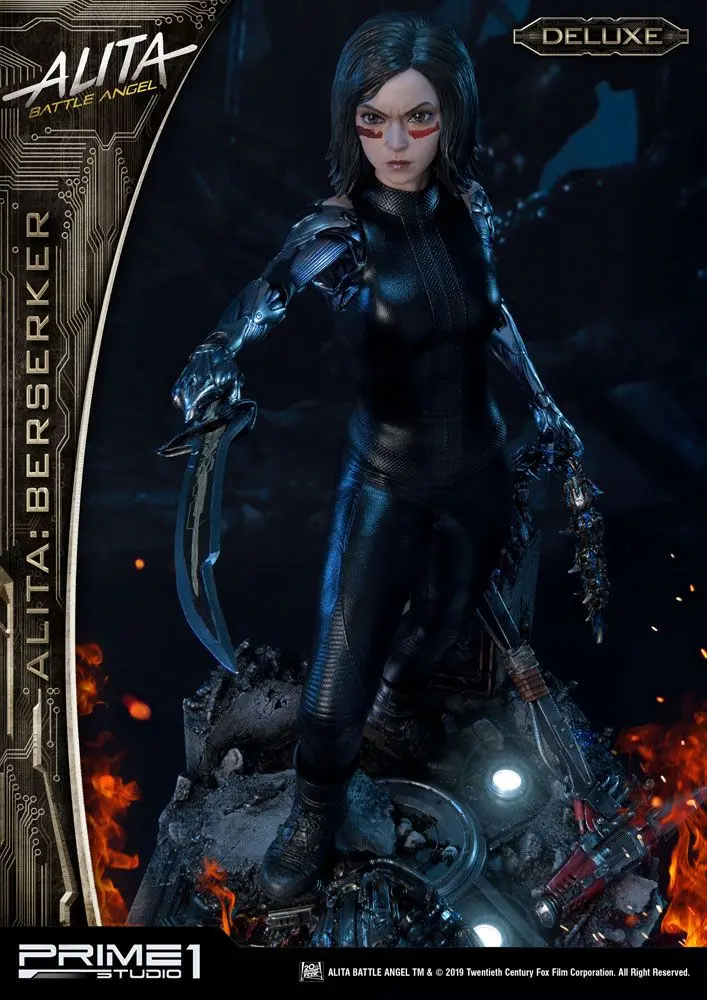 Alita: Battle Angel 1/4 Alita Berserker Deluxe Version szobor figura 64 cm termékfotó
