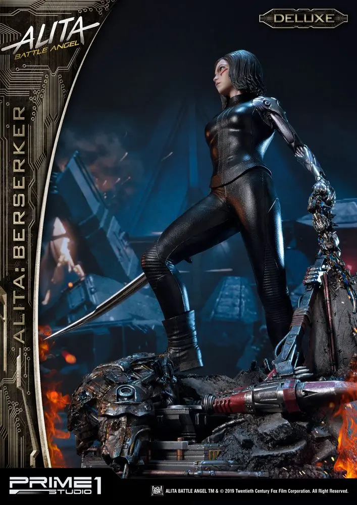 Alita: Battle Angel 1/4 Alita Berserker Deluxe Version szobor figura 64 cm termékfotó