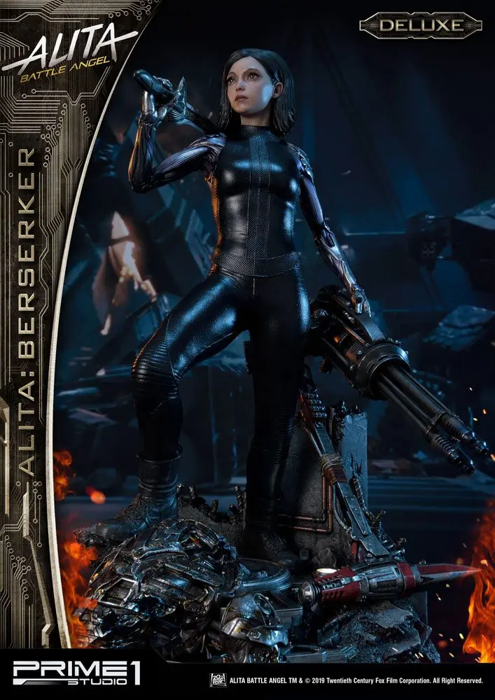 Alita: Battle Angel 1/4 Alita Berserker Deluxe Version szobor figura 64 cm termékfotó