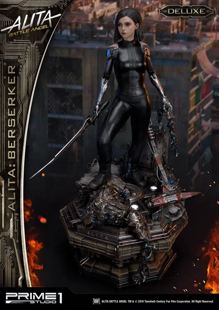 Alita: Battle Angel 1/4 Alita Berserker Deluxe Version szobor figura 64 cm termékfotó