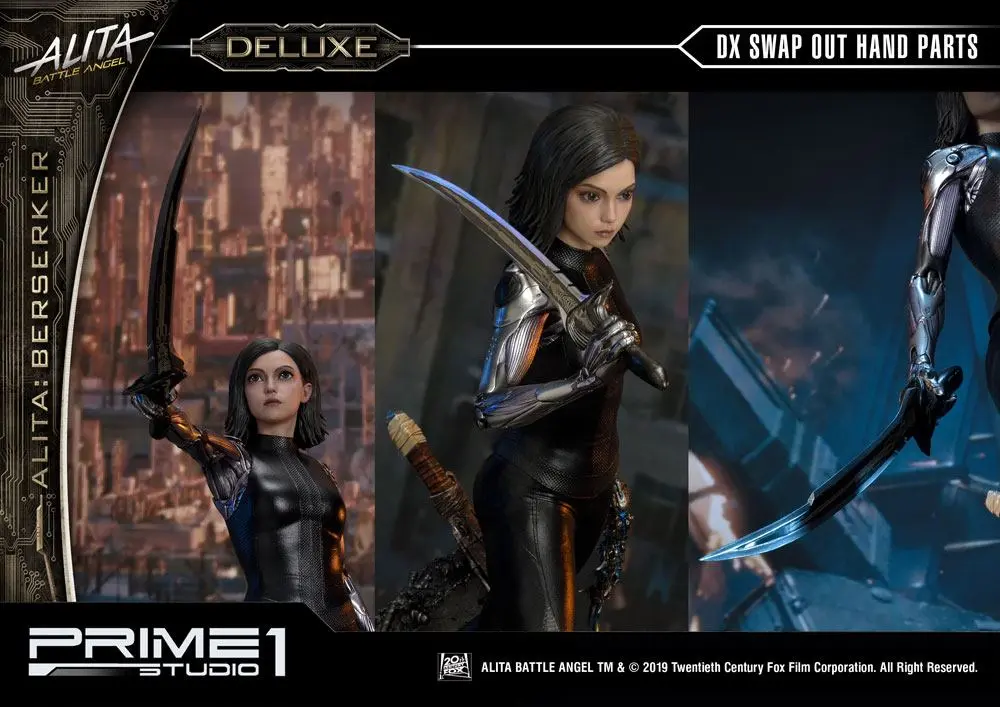 Alita: Battle Angel 1/4 Alita Berserker Deluxe Version szobor figura 64 cm termékfotó