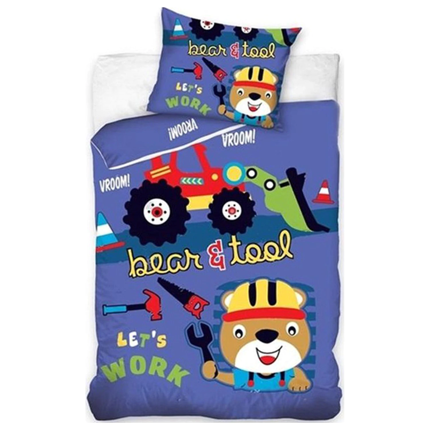 Állatos Bear & Tool ágyneműhuzat  termékfotó