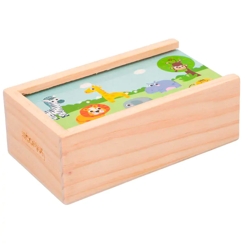 Állatos fa dominó 29db-os termékfotó